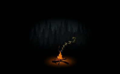 Campfire, the survial game, minimal