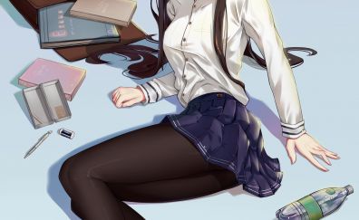 Long hair anime girl