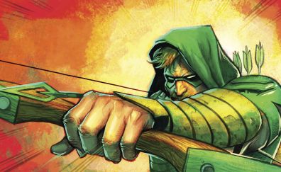 Comics, green arrow, bow