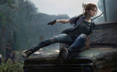 The Last of Us, Ellie, game 2020, fan art