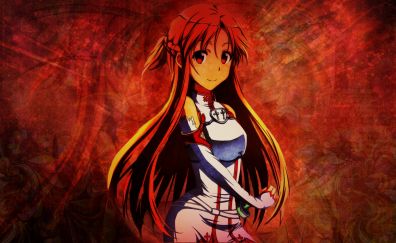 Smile, Yuuki Asuna, Sword Art Online, Asuna, SAO, anime