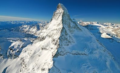Matterhorn, cliff, mountains