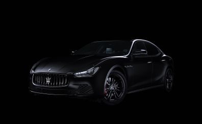 2017 Maserati Ghibli Nerissimo Edition, special edition, 2017 black luxury car