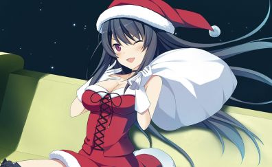Hot santa, Misaki Tobisawa, anime girl