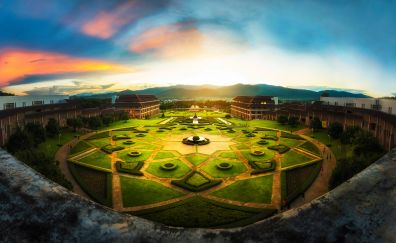 Mae Fah Luang, garden, sunset, university, thailand