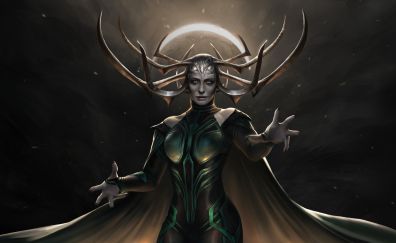 Hela, the goddess of death, artwork