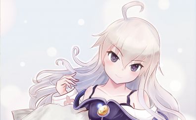 White hair anime girl, Zero kara hajimeru mahou no sho