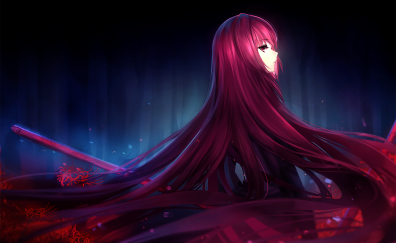 Fate/grand order, anime girl, long hair
