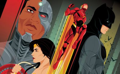 Justice league, 2017 movie, imax poster, 4k