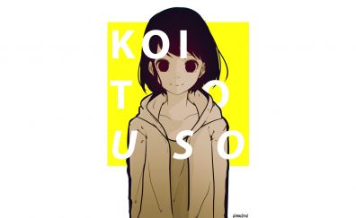 Cute, anime girl, Misaki Takasaki, Koi to Uso
