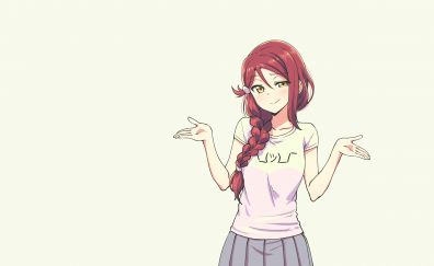 Cute, anime girl, Love Live! Sunshine!!