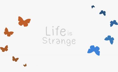 Life is strange, typography, minimal