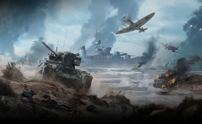 World of Warplanes, online game, planes, tanks, video game
