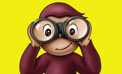 Curious George animated movie, 2016 movie, monkey