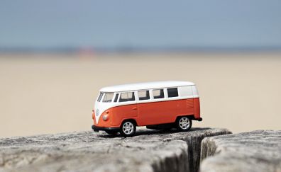 VW, bus, model, toy