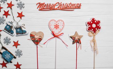 Christmas, merry christmas, decorations, 2017, 5k