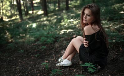 Vasilisa Sarovskaya, girl model, outdoor