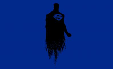 Superman, minimalism, 8k