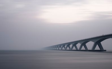 Bridge over sea