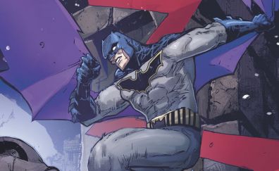 Batman, comics, jump