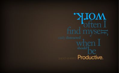 Typography. quote on work