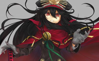 Black hair, Demon Archer, Oda Nobunaga, anime girl