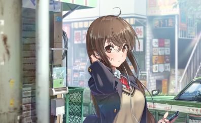 School girl, cute, anime girl