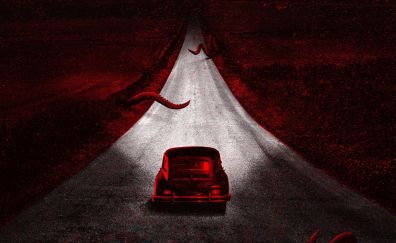HBO's Lovecraft, road, ride, dark