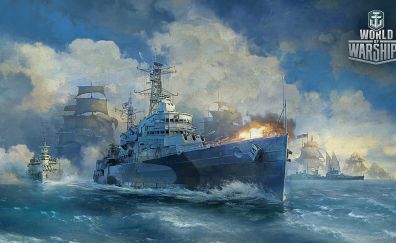 World of warships, military, ship, game