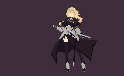 Ruler, anime girl, Fate/Apocrypha, minimal