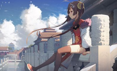 Azur lane, anime girl, outdoor