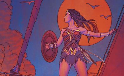 Superhero, dc comics, wonder woman
