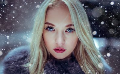 Uliana Verenchikova, blonde, model