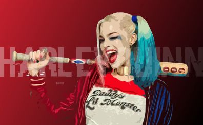 Harley Quinn, Margot Robbie, art