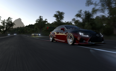 Lexus car in forza horizon 3 video game