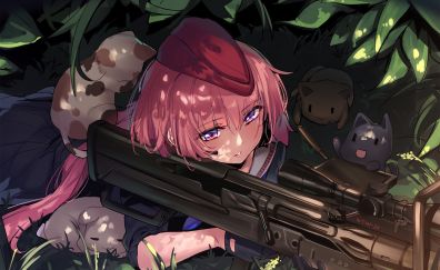 Girls frontline, anime girl, sniper