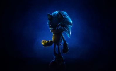 Sonic the Hedgehog, 2020 movie, artwork