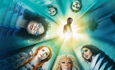 A Wrinkle in Time, 2018 movie, poster, 4k