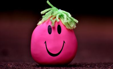 Pink smiley, ball, funny, toys