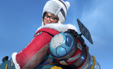 Overwatch, game, mei, smile