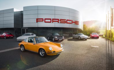 Porsche, sports cars, 4k