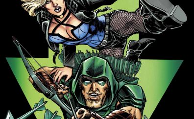Black Canary, green arrow, dc comics