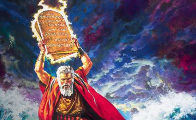 The Ten commandments, movie, art