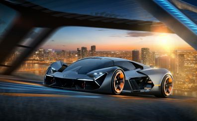Lamborghini Terzo Millennio, sports car, 2017, 4k