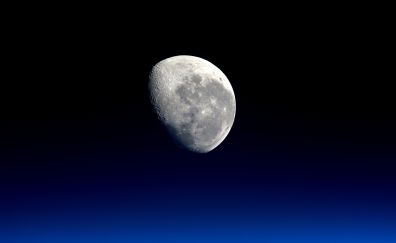 Moon, close up, planet, 4k