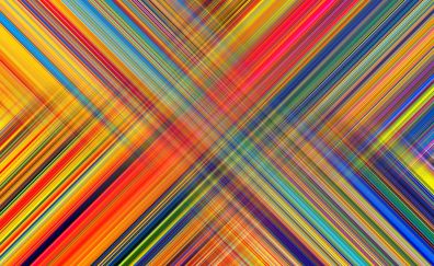 Stripes crossing, colorful, abstract