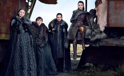 Stark Family, game of thrones, tv show