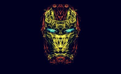 Iron man head artwork