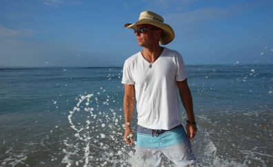 Kenny Chesney, beach, celebrity
