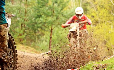 Motocross, race, bike, dirt, riders